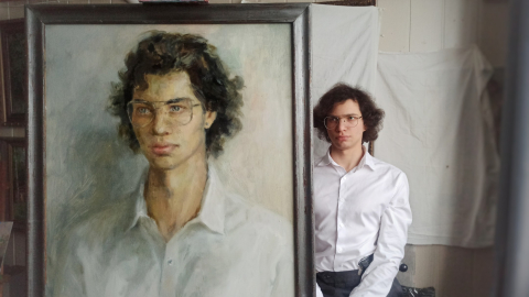 «Ильдар» холст, масло, 60х50 см, 2024