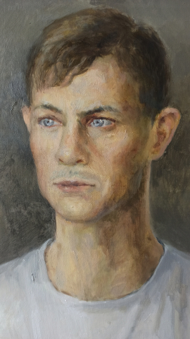 «Дима» холст, масло, 53х47 см, 2025