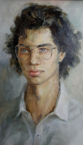 «Ильдар» холст, масло, 60х50 см, 2024