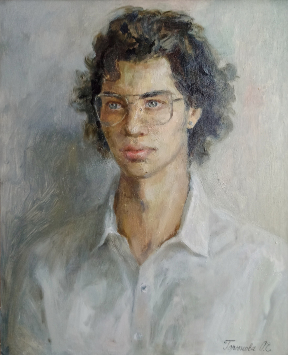 «Ильдар» холст, масло, 60х50 см, 2024